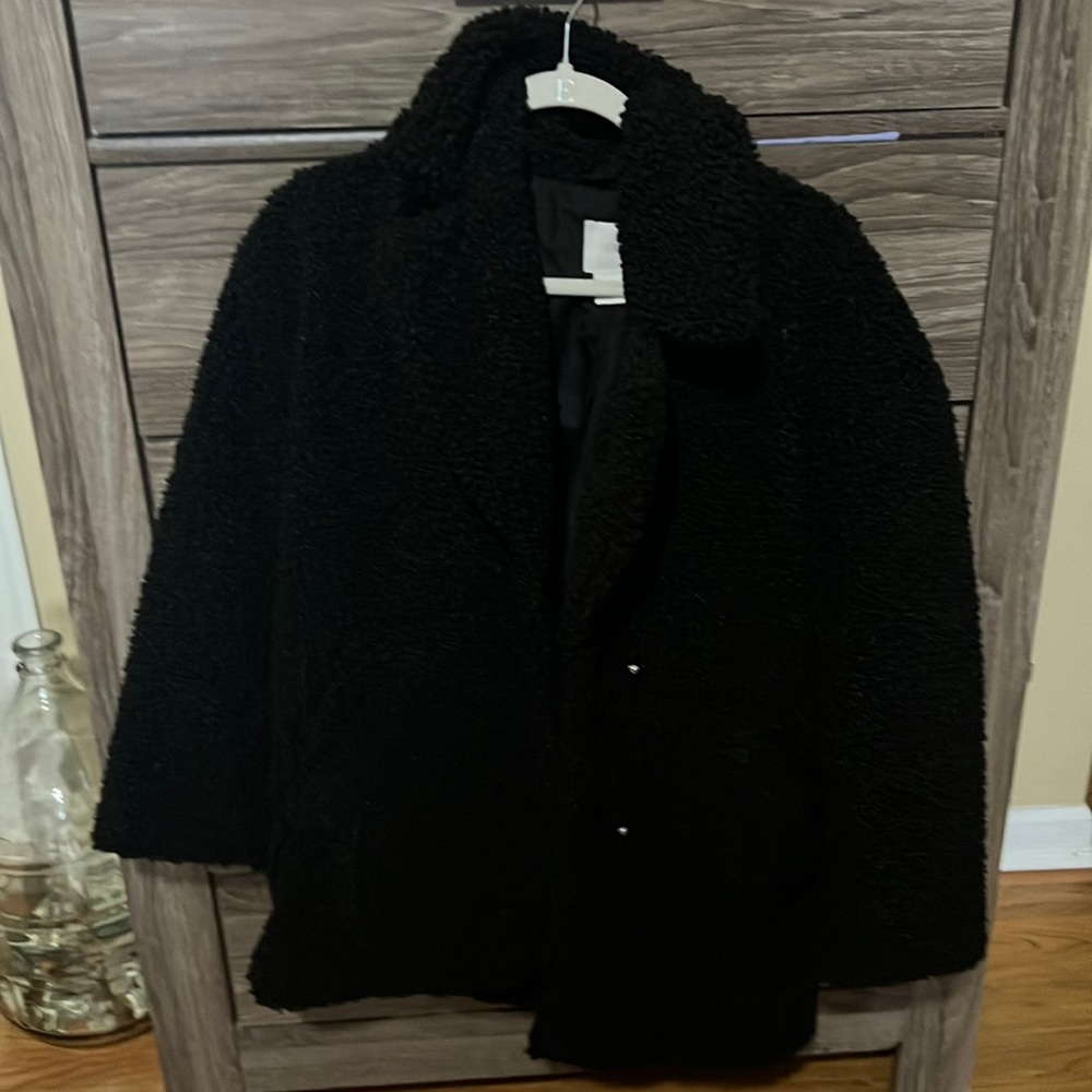 Black Teddy Coat